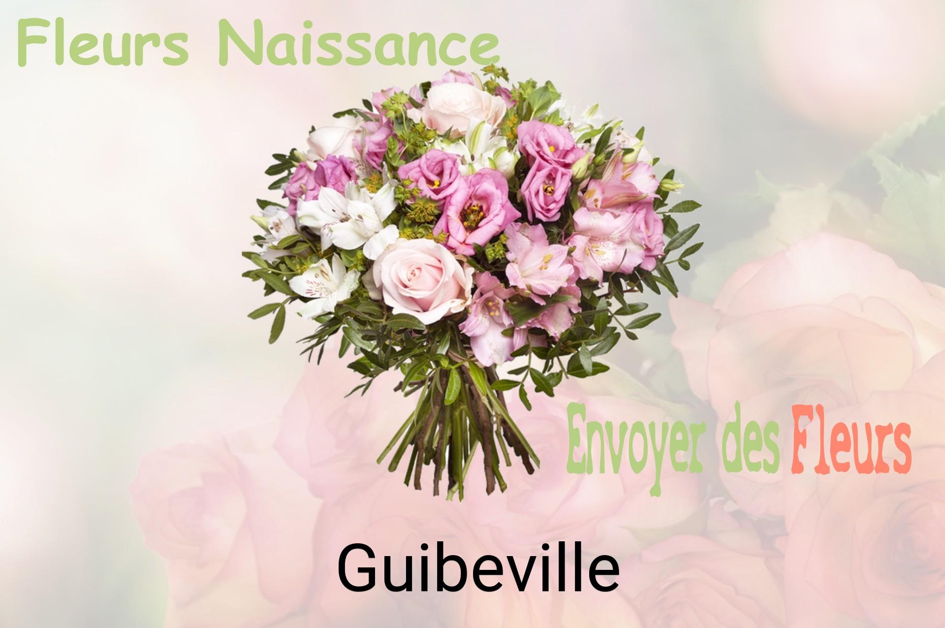 Bouquet de fleurs de naissance livré à Guibeville